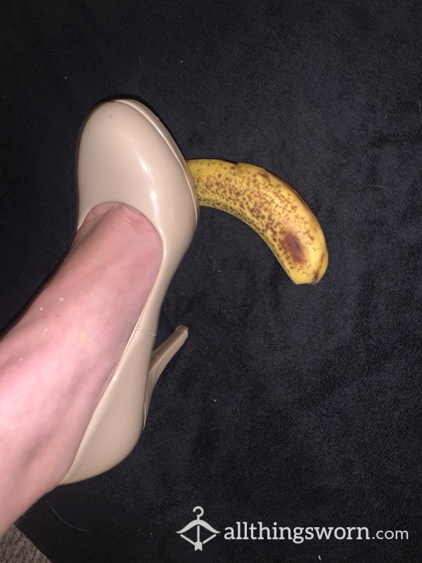 Crushing Banana In Heels