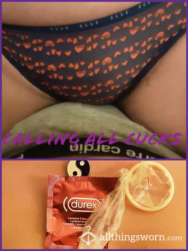 Cuck Condom & Underwear Couples Cleanup Package Deal 💜