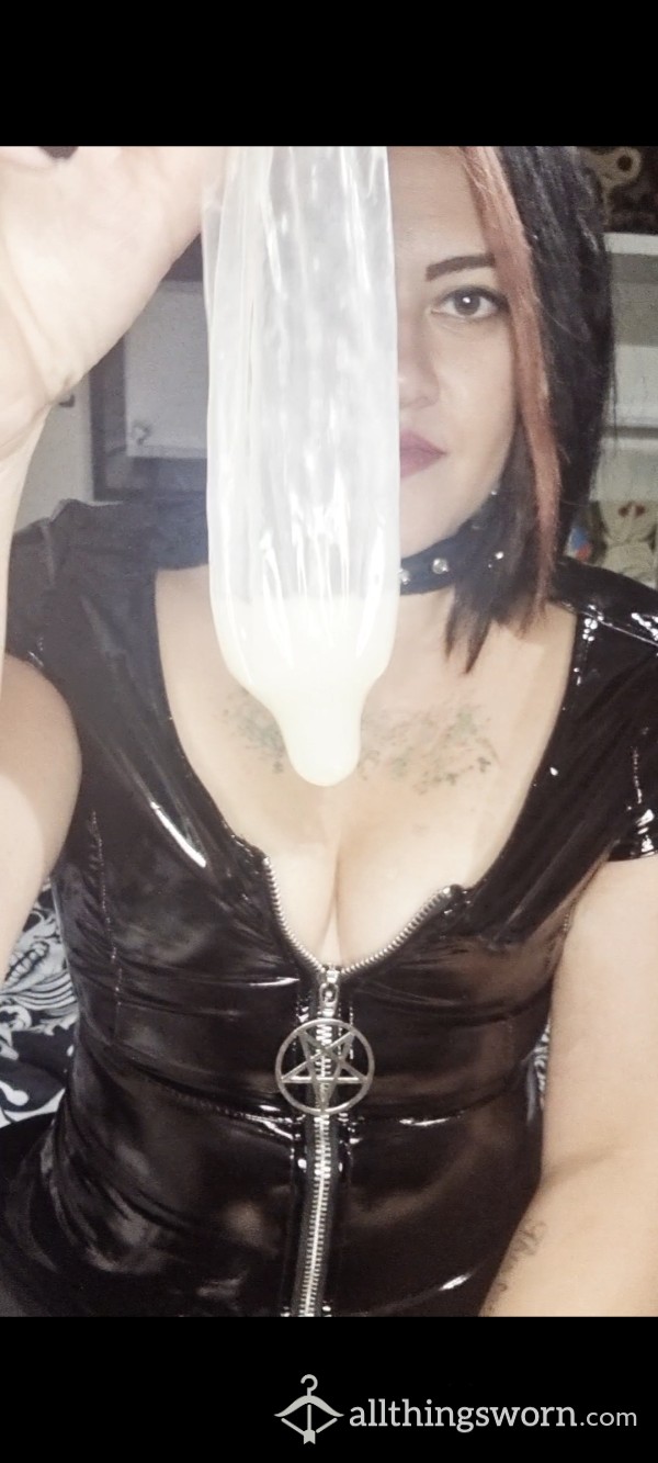 Cuck Inspired Video Clip With Filled Condom KINK COINS photo