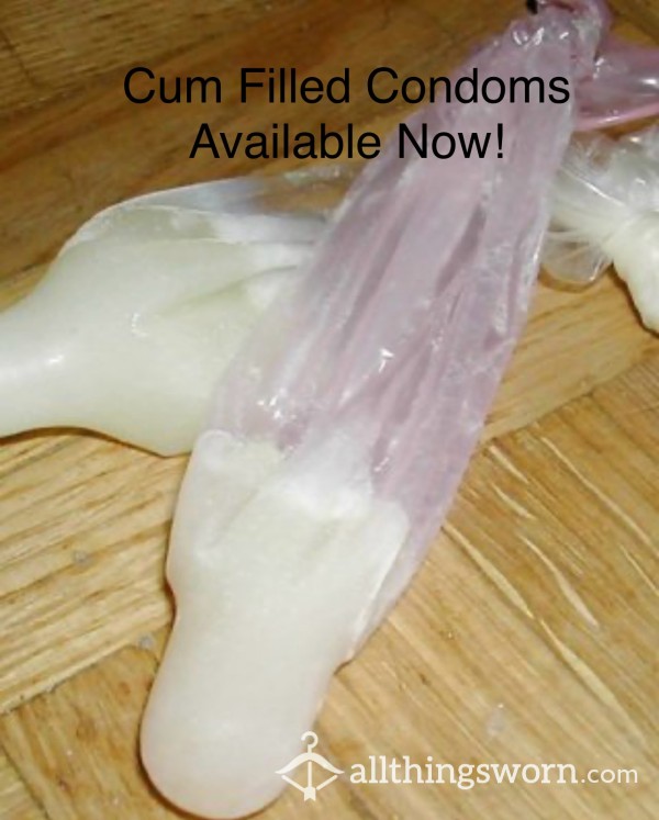 Cum Filled Condoms Now Available!