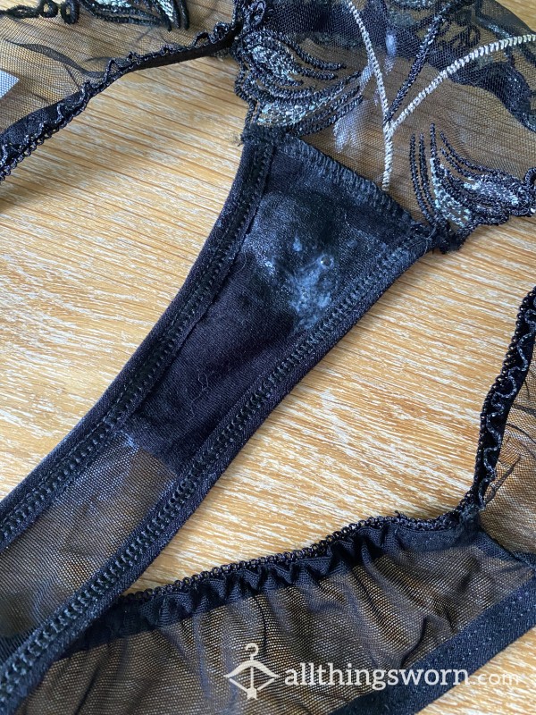 Cum Filled Thong Vacuum Packed And Ready To Go Xx