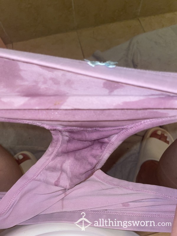 Squirt Soaked Undies 💗 Very Worn In  Thrashed