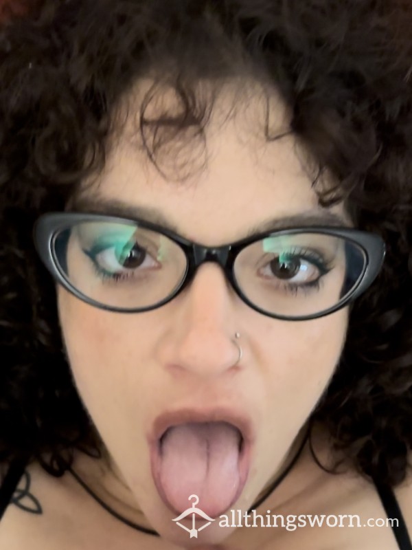 Cum On Face And Glasses