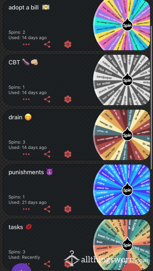Cum Spin My Wheels