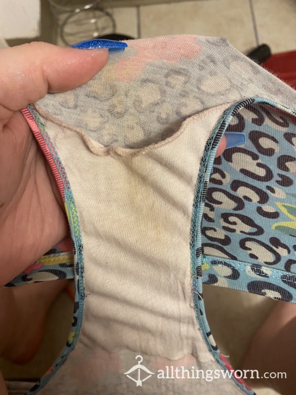 Cum& Sweat Filled Panties