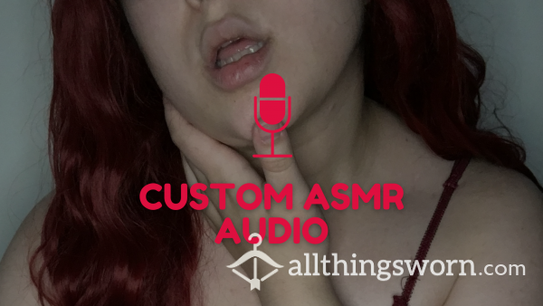 Custom ASMR Audio Recording (JOI, Role Play, Mastubation And More)