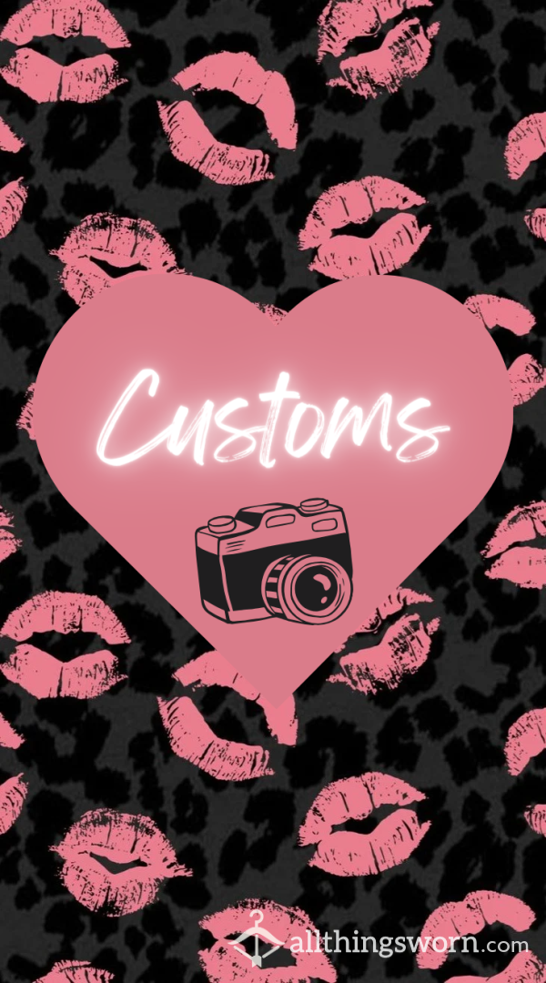 📸 Custom Created Content Videos, Audio Clips & Photo Content Clips & Sets (Fetish Friendly)!