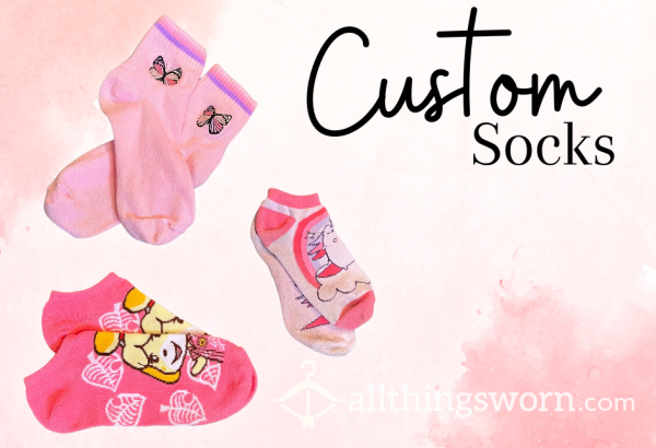 Custom Dirty Socks (Minimum 24hr Wear)