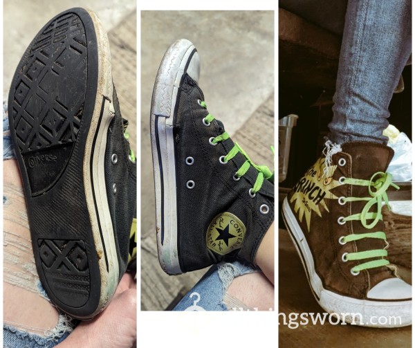 Custom Grinch Converse (15 Yrs Old)