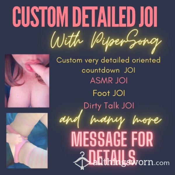 CUSTOM JOI Let Me Bring You To Orgasm 😈👅💦