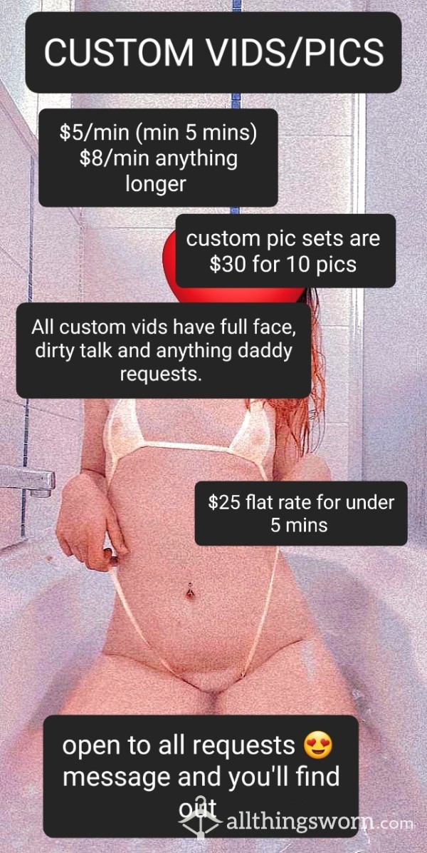 CUSTOM ORDERS WITH FACE