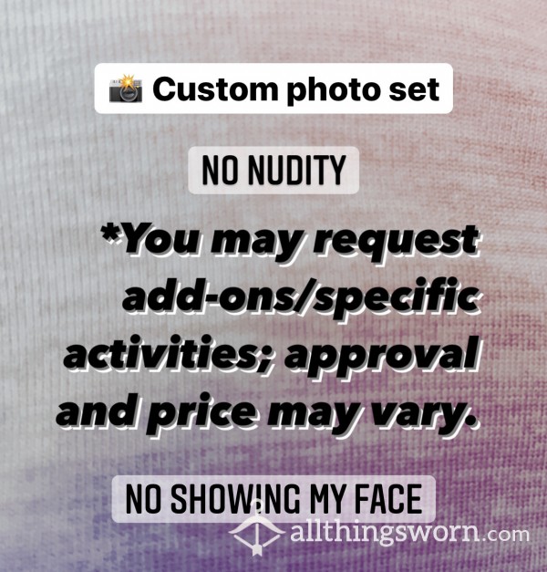 Custom Photo Set