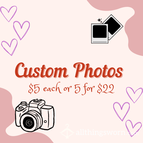 Custom Photos And Photo Sets