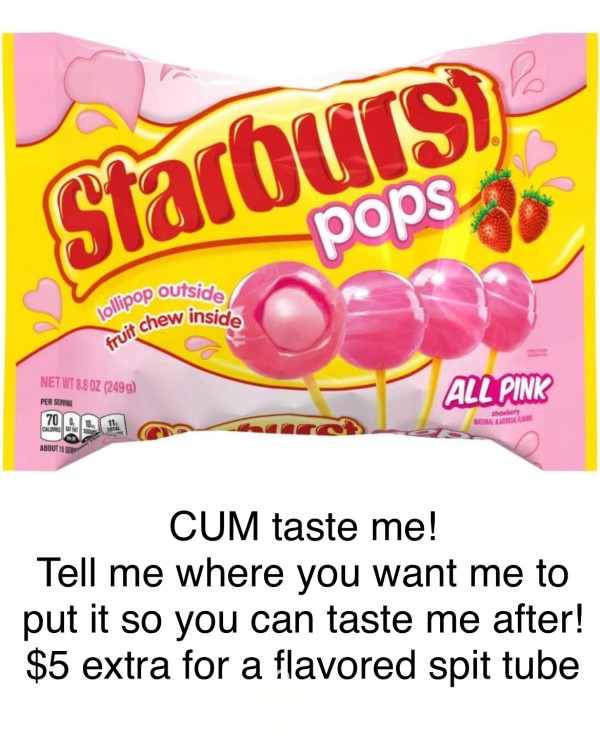 Custom Starburst Sucker/lollipop
