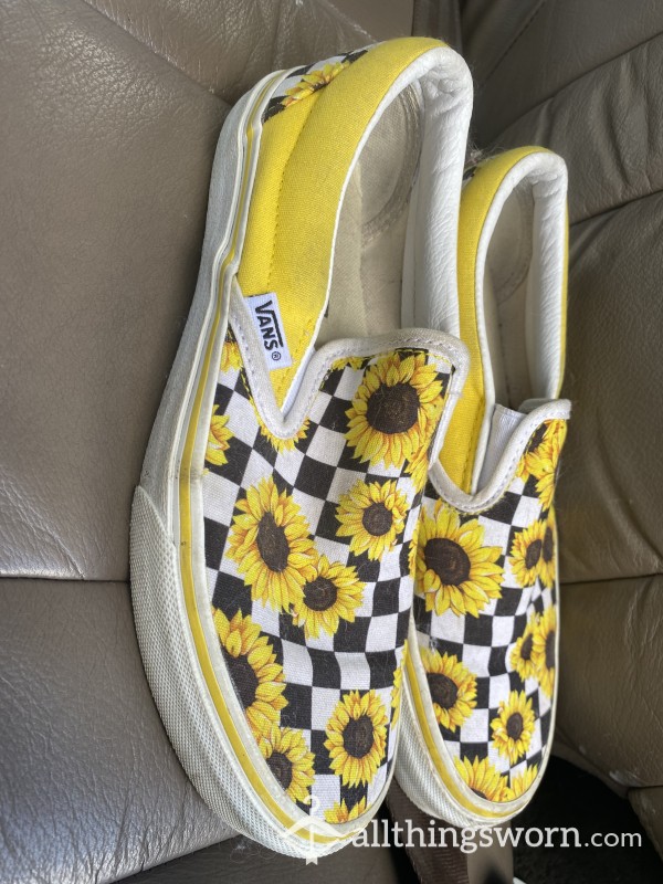 Custom Sunflower Vans