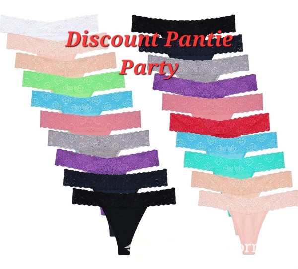 Custom Thong Panties SALE