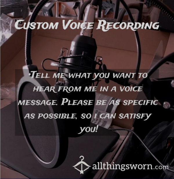 Custom Voice-Recording