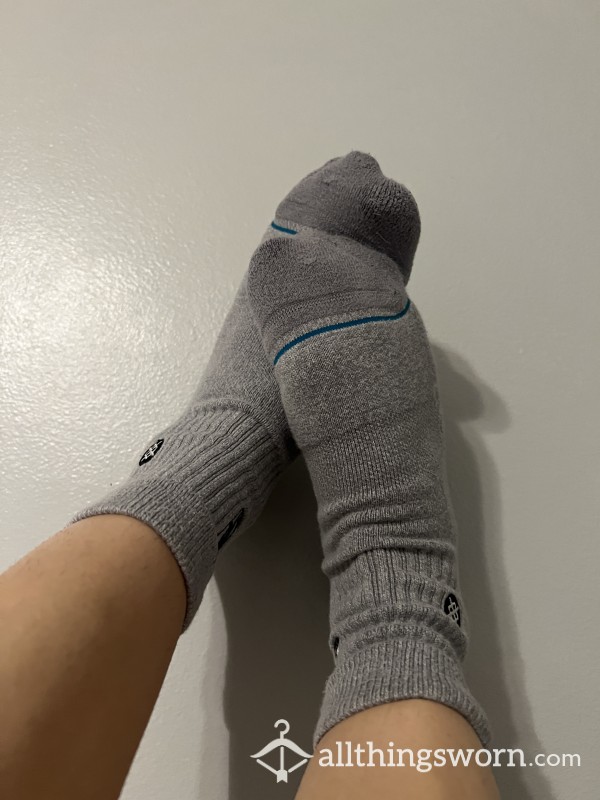 Custom Wear Grey Sweaty Socks