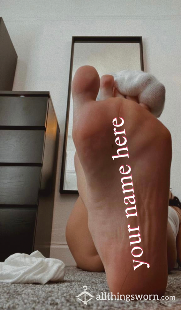 👣 Personalised Perfection: Claim My Feet With Your Name! 😘