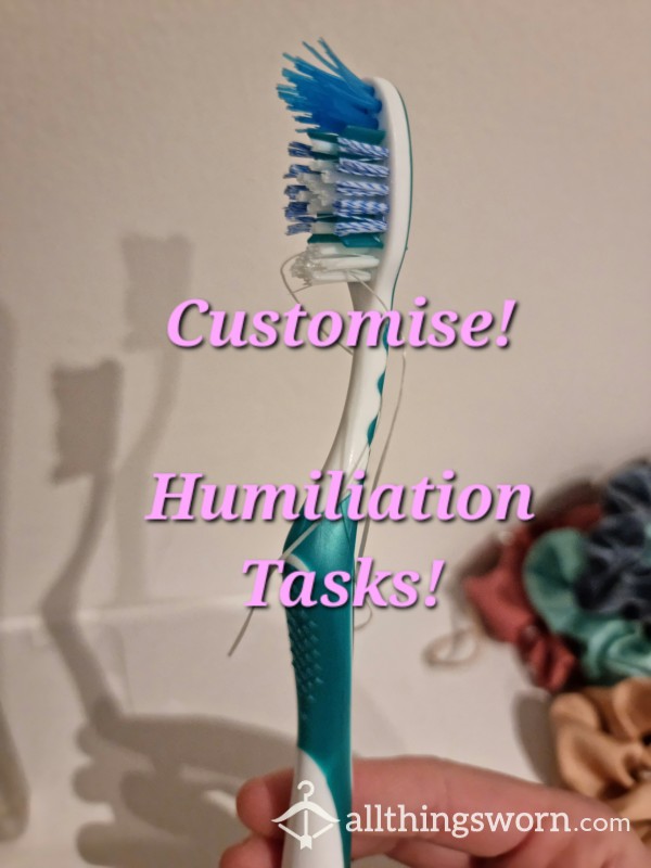 😈😻🍑🪥💦🤎🍋 Customise My Used Toothbrush! | Slave Tasks | Humilation | Femdom | Clean Up | Worship 🪥💦🤎🍋🍑😻😈