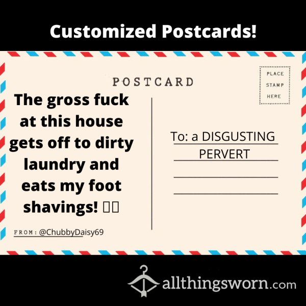 Customized Post Cards!