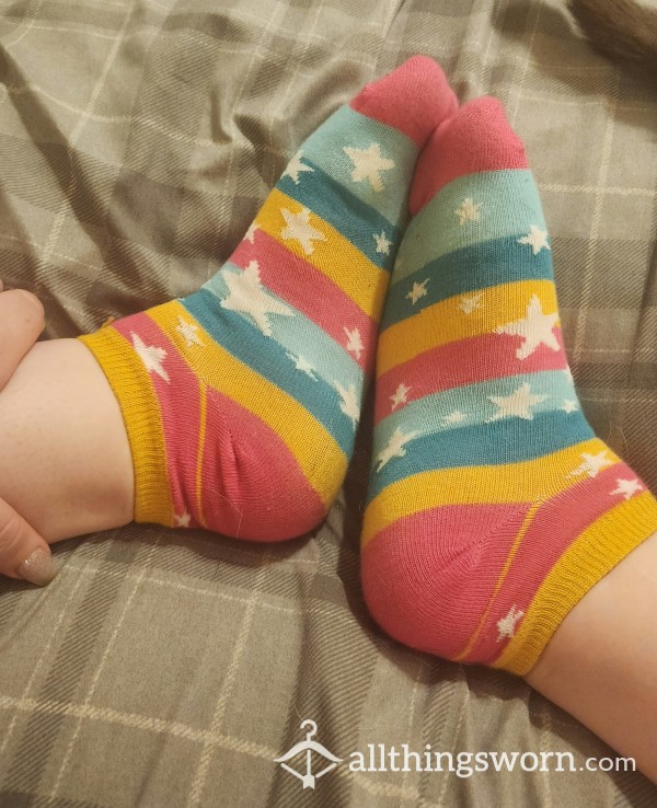 Cute Ankle Socks, Gym Worn