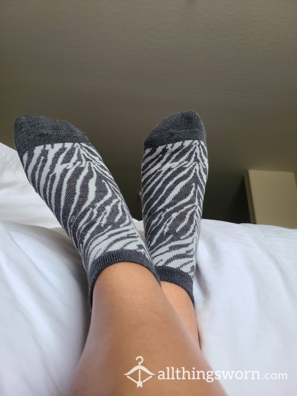 Cute And Sexy Zebra Print Socks