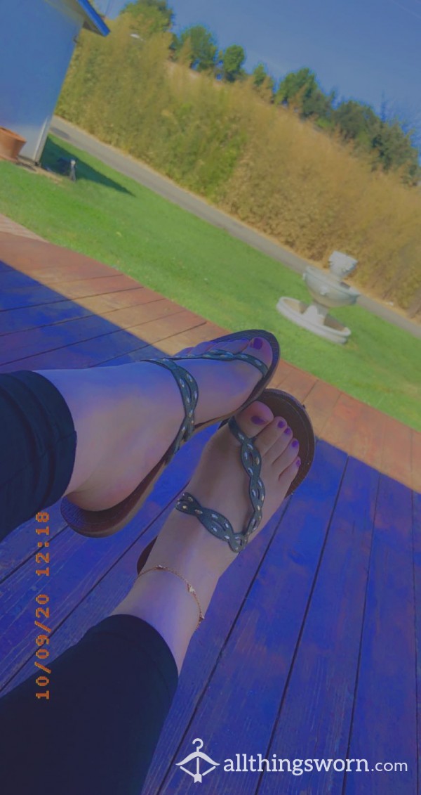 Cute And Very Worn Sandals!!