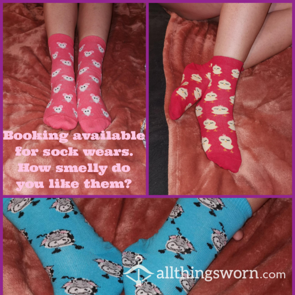 Cute Animal Socks Various Colours Available ~ Free UK Postage