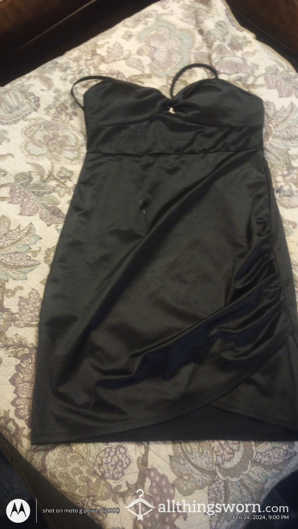 Cute Black Mini Dress. Worn On My Date Last Night