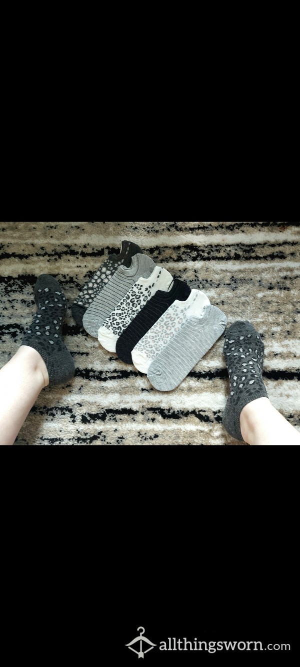 💞 Cute, Cotton Patterned Ankle Socks !! 💞