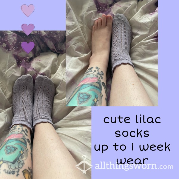 💜 Cute Lilac Socks 💜