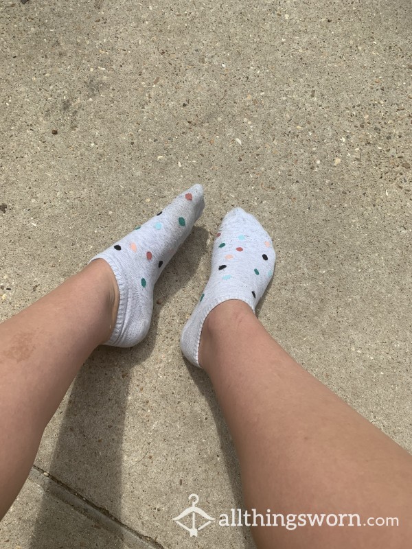 Cute Low-Cut Polka Dot Socks