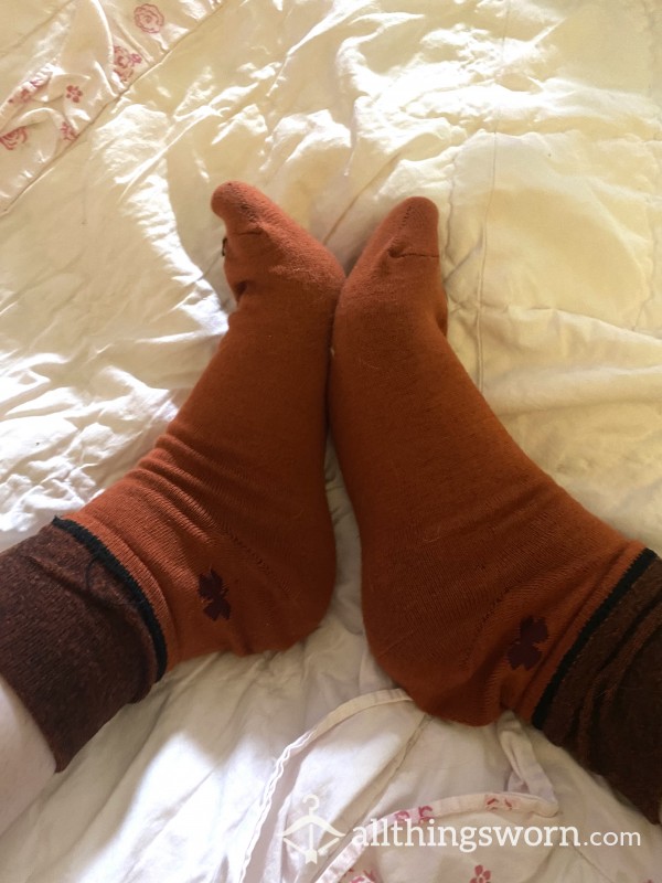 Cute Orange Socks