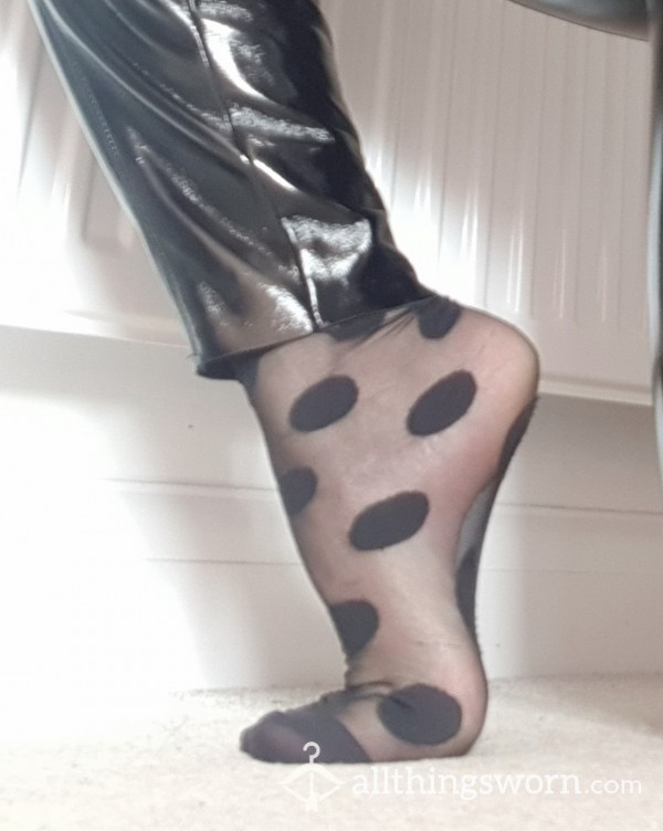 Cute Patterned Stocking Socks Scented For 24 Hours On My Gorgeous Sized 5 Feet ❤