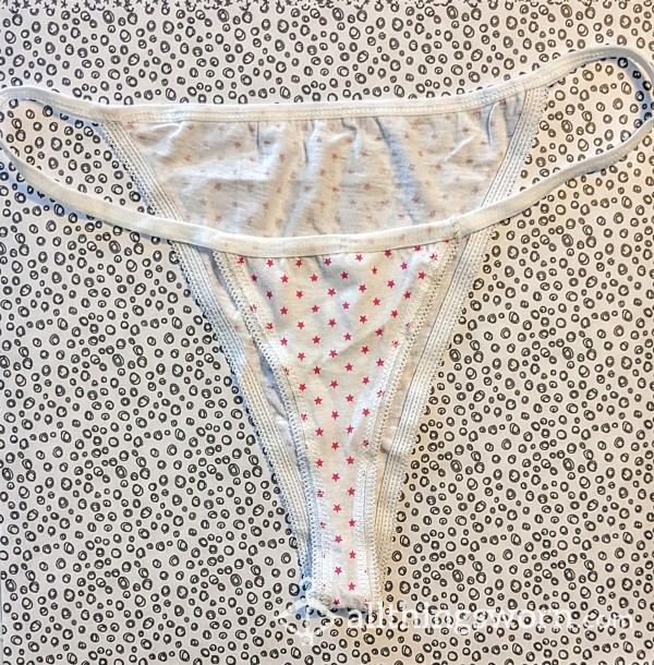 Cute Pink And White Cotton Panties