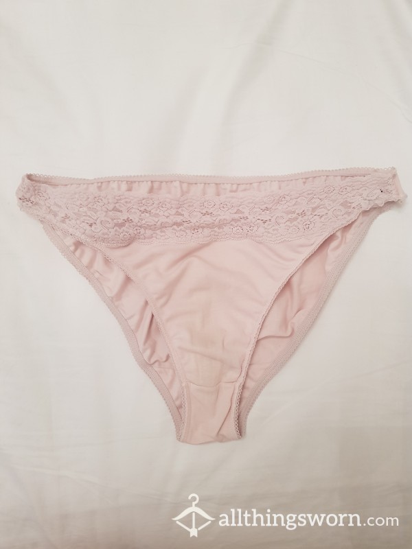 Cute Pink Bikini Cut Panties