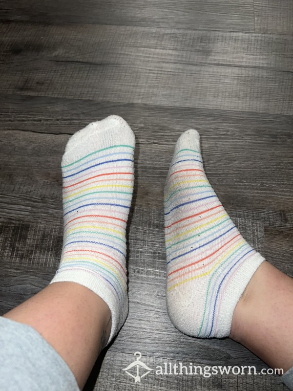 Cute Rainbow Smelly Socks