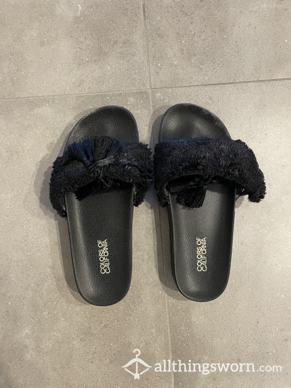 Cute Rubber Soled Slides