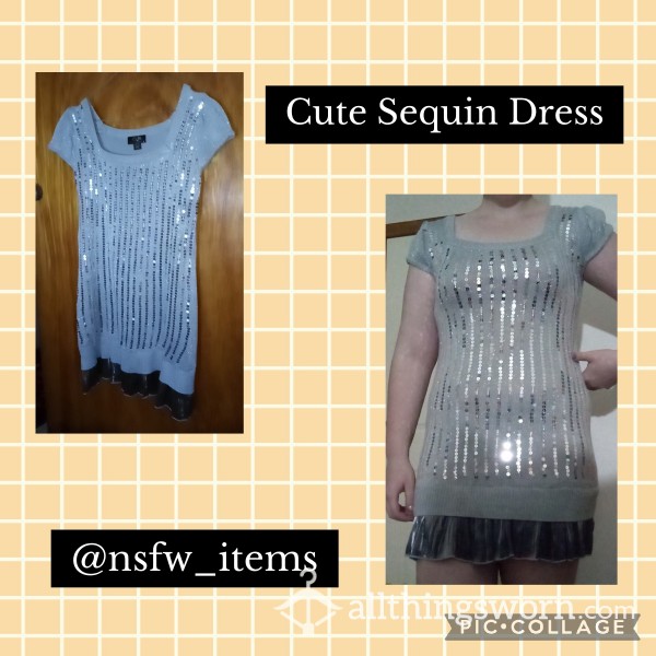 Cute Sequin Dress, 5 Day Wear