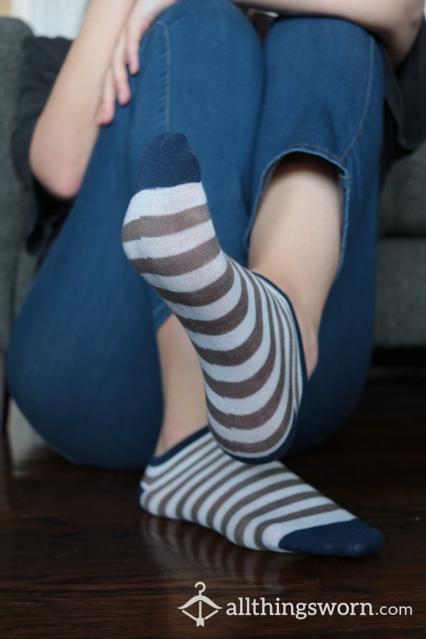 Cute Striped Ankle Socks