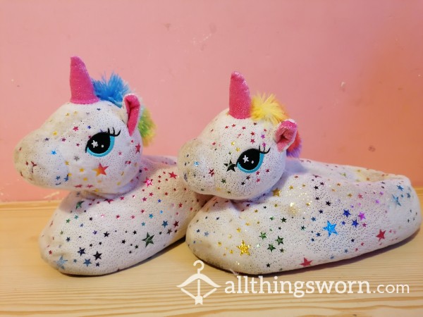 Cute Unicorn Slippers Uk7 🦄