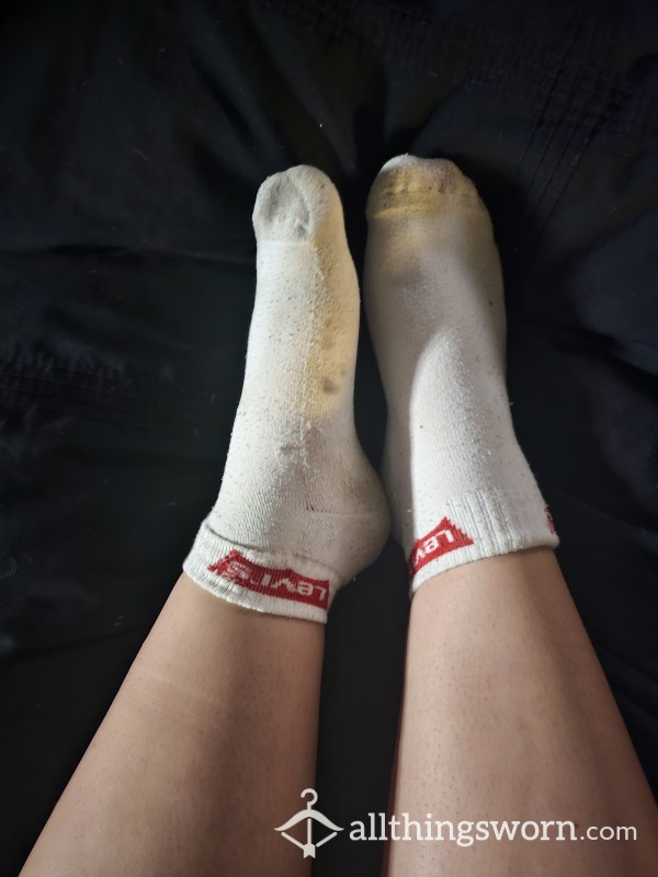 Cute White Levis Socks
