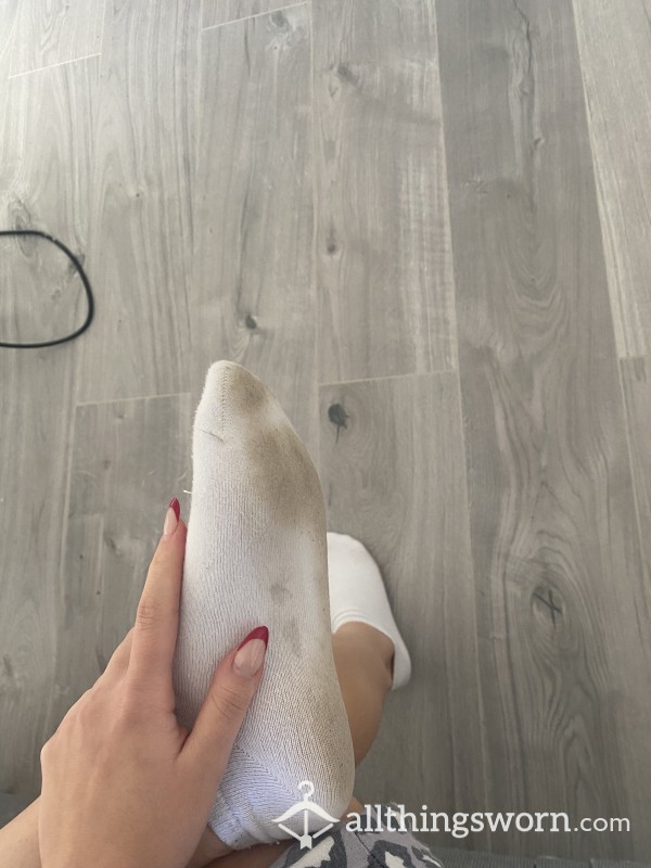 Cute White Socks - Worn For 2 Days💕