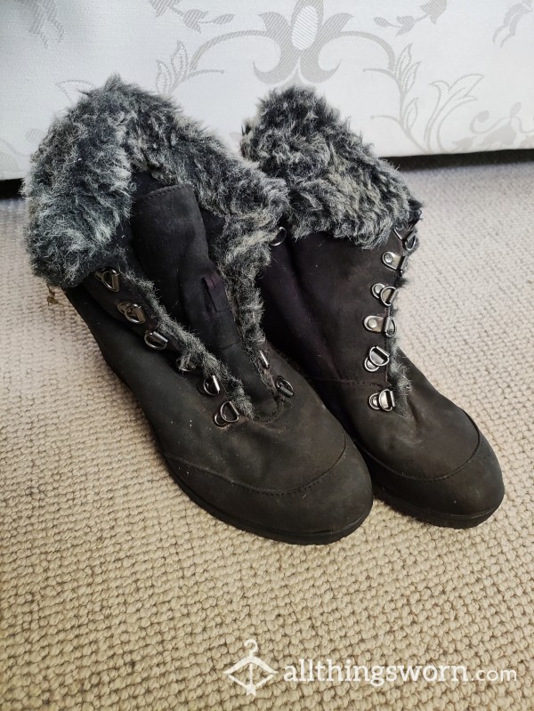 Cute Winter Boots No Laces