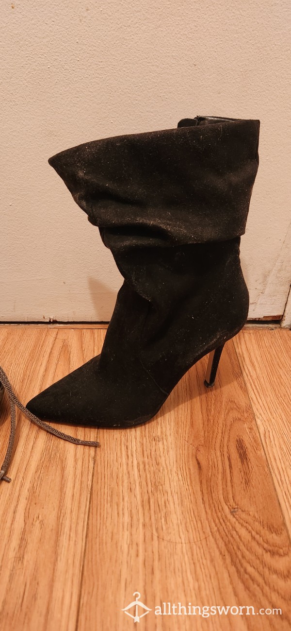 Cute Worn Boots Size 6.5