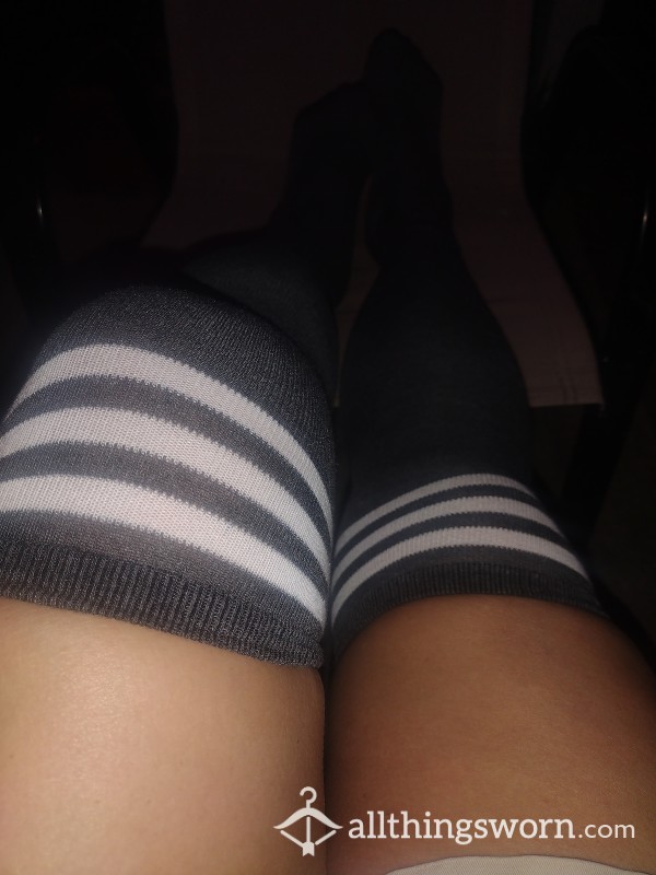 Cute Worn Knee Socks