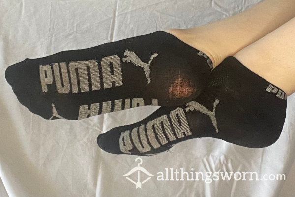 Cute Worn Puma Athletic Sock
