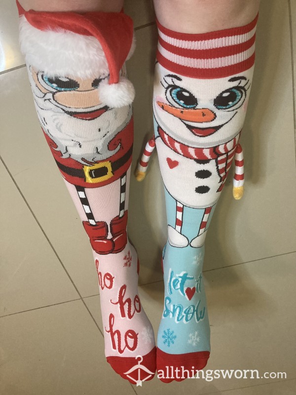 Cutest Christmas Knee-high Socks Ever!