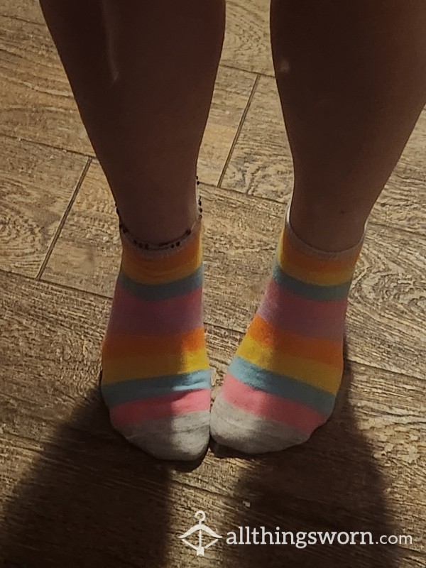 Cutesy Striped Socks 24hr Wear